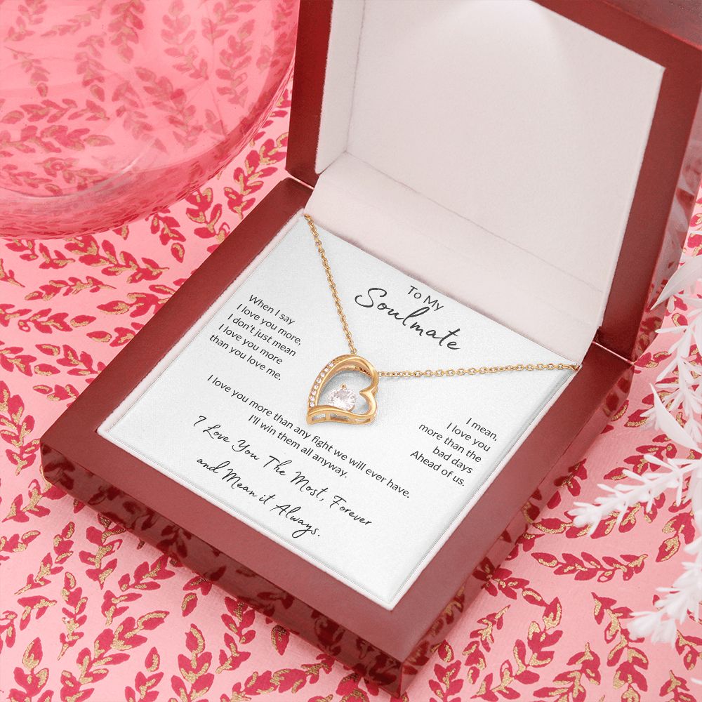 Soulmate Forever Love and Forever Smiling Necklace