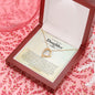 To My Beautiful Daughter - Forever Love Necklace