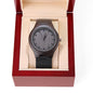 King of Lions Bold and Fierce Engraved Wooden Watch