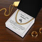 Smokin' Hot Hog Riding Husband Cuban Necklace