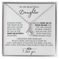 To My Beautiful Daughter - Alluring Beauty Necklace