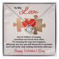 To My Love Love Knot Necklace