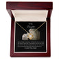 To My Daughter Proud | Love Knot Necklace