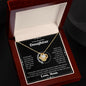 To My Beautiful Daughter - Love Knot Necklace