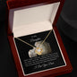 To My Daughter Old Lion | Love Knot Necklace