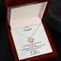 TO MY DAUGHTER I SMILE | LOVE KNOT NECKLACE