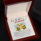Bee My Valentine Love Knot Necklace