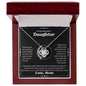 To My Beautiful Daughter - Love Knot Necklace