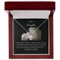 To My Daughter Proud | Love Knot Necklace