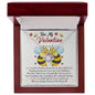 Bee My Valentine Love Knot Necklace