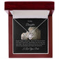 To My Daughter Old Lion | Love Knot Necklace