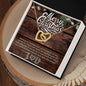 Interlocking Heart Necklace One Wish Mother | Merry Christmas