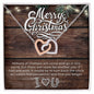 Interlocking Heart Necklace One Wish Mother | Merry Christmas
