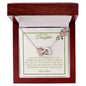 To My Daughter I Need You | Interlocking Necklace