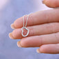 Delicate Heart Necklace Every Smile Merry Christmas