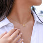 Delicate Heart Necklace Every Smile Merry Christmas