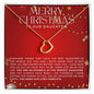 Delicate Heart Necklace To My Daughter Lives Complete | Merry Christmas