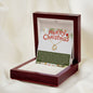 Delicate Heart Necklace Every Smile Merry Christmas