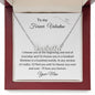 Custom Name Necklace Valentine | Beginning and the End