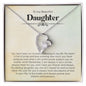 To My Beautiful Daughter - Forever Love Necklace