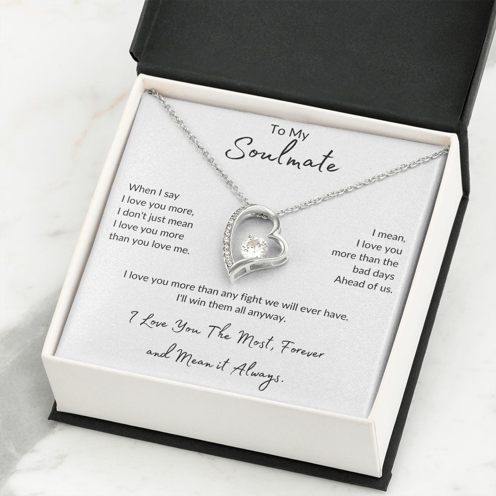 Soulmate Forever Love and Forever Smiling Necklace