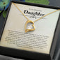 To My Beautiful Daughter - Forever Love Necklace