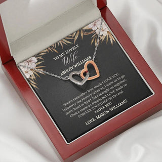 To My Lovely Wife Interlocking Necklace