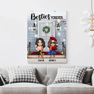 Besties Personalized Canvas