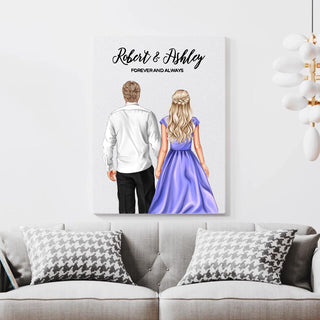 Couple Personalized Canvas