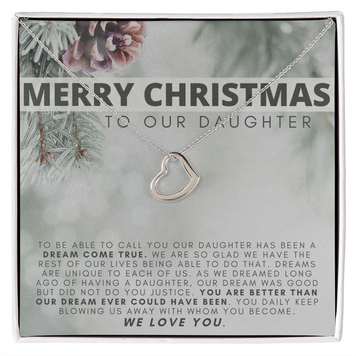Delicate Heart Better Than Our Dream Daughter | Merry Christmas